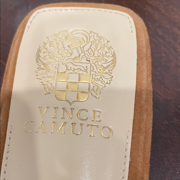 Vince Camuto Tan Mules in Minimalist Design. Soles and Insoles look new!Nice EUC - Picture 2 of 8